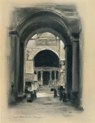 "Uvnitř svatého Marka, Benátky", 1903