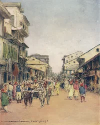 V ulicích Dillí, 1905