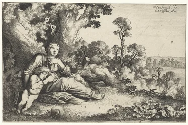 Hagar a Ismael v poušti