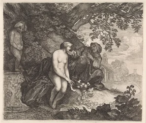 Vertumnus se snaží svést Pomonu
