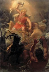 Thorův boj s obry