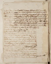 Portfolio kreseb Mutio Oddi z Urbina a dalších, p120, c.1635-40 (pero a inkoust na papíře ve vázaném svazku)