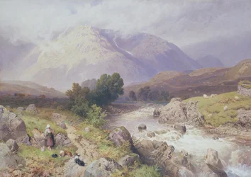 Highland Scene near Dalmally, Argyll (wc na plátně)