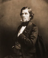 Portrét Eugena Delacroixe, malíře 1798-1863 (foto)