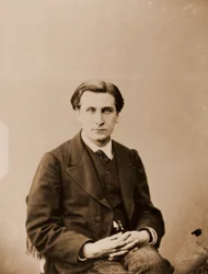 Portrét Francois Coppee, básník 1842-1908 (foto)