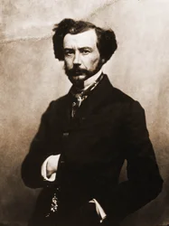 Portrét Maxime Du Camp, spisovatel 1822-1894 (foto)