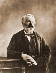 Portrét Victora Huga, básníka a spisovatele 1802-1855 (foto)