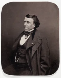 Portrét francouzského chirurga Philippe Ricorda (1800-1889)