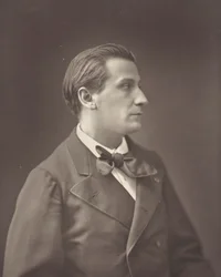 François Coppée francouzský básník a prozaik, 1842-1908, c. 1876.