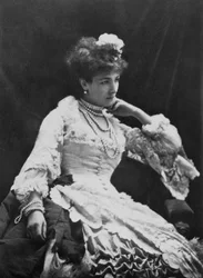 Sarah Bernhardt, francouzská herečka, c1865