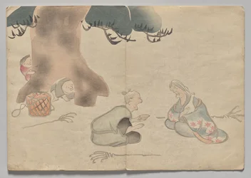 Scéna z The Kōrin Picture Book (svazek 1)