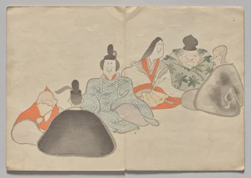 Scéna z The Kōrin Picture Book (svazek 2)