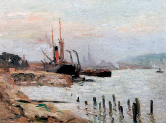 „Řeka Seina v Rohenu“, c1898-1942