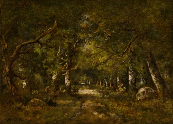 Lesní scéna, 1874.