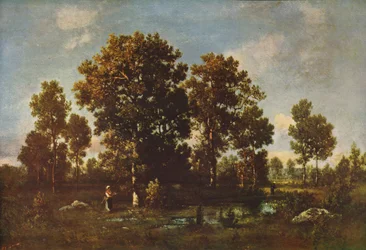 Slunečné dny v lese, c1850, c1915
