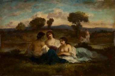 The Bathers, po roce 1847 (olej na dřevě)
