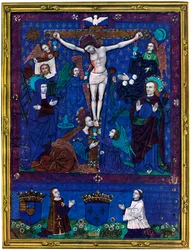 Plaketa, emailová barva na mědi, 1503, 1931