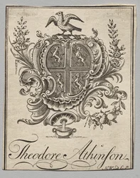 Knihovna: Erb s nápisem Theodore Atkinson