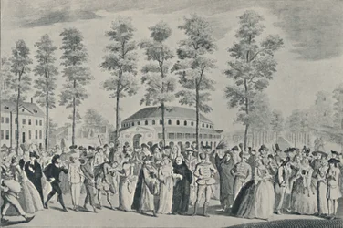 Jubilejní ples v Ranelagh Gardens, 26. dubna 1749, 1920