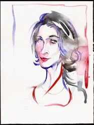 Véronique Gens, 2025 (akvarel)