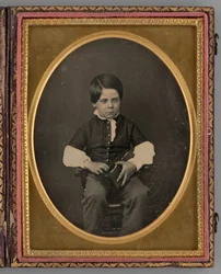 Bez názvu Portrét sedícího chlapce, 1853.