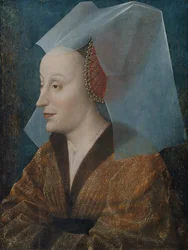 Portrét šlechtičny, pravděpodobně Isabely Portugalské 1397-1472.