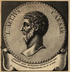 Portrét Lucius Aelius Caesar.