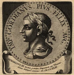 Portrét římského císaře Gordiana III.