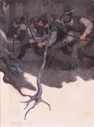 Design vnitřní obálky, 1916