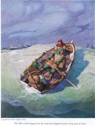 Malý koukol se ponořil do vlnobití a zavrávoral pod každým poryvem větru, 1916