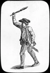 Britský námořník s kyjem, 1779