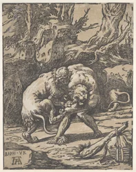 Herkules a nemejský lev, 1540-50., 1540-50.