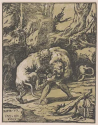 Herkules a nemejský lev, 1540-50., 1540-50.