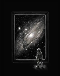 Kosmický pohled astronauta