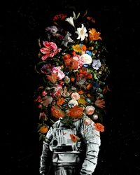 Kvetoucí astronaut