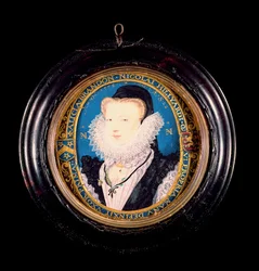Alice Brandon, paní Hilliard, 1578 (wc na pergamenu)