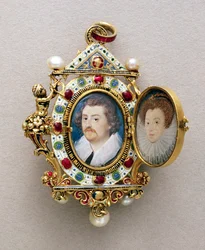 Portréty neznámého muže a ženy, kolem 1590