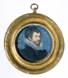 Autoportrét, 1577 (čb na pergamenu)