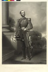 Vévoda z Cambridge Georg (mezzotinta)