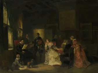 Historická scéna s Vilémem Mlčenlivým