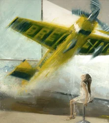 Air Blow I, 2017 (olej na plátně)