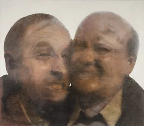 Střet tváří, 2004 (olej na plátně)