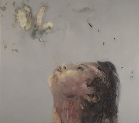 Lekce létání V, 2020 (olej na plátně)