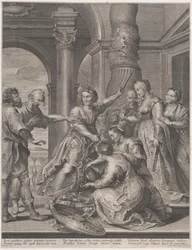 Achilles a dcery Lycomedes, ca. 1620-26., ca. 1620-26.