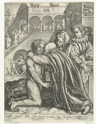 Návrat marnotratného syna Filio habet conuiuia laeta Reuerso (název na objektu) Příběh marnotratného syna (název série)