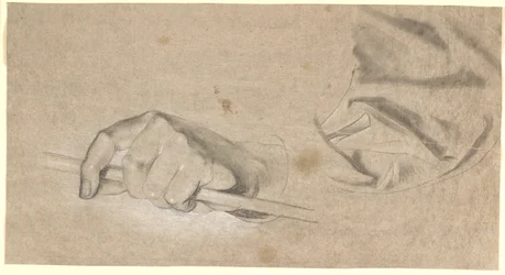 Studie ruky a závěsu