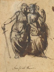 Nemesis a Themis, polovina 18.-začátek 19. století.