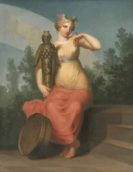 Filozofie. Alegorická figura, 1800.