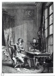 St. Preux Receiving the Portrait of Julie, ilustrace z 