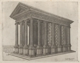 Zrcadlo římské velkoleposti: Chrám štěstí v Římě, 16. stol., 16. stol.